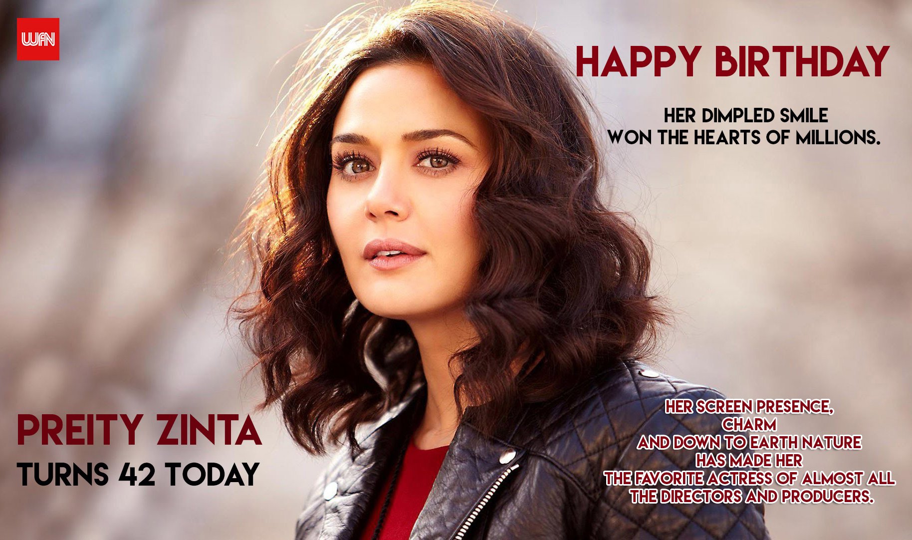 Wishing a very Happy Birthday to the dimple girl of Bollywood Preity Zinta. 