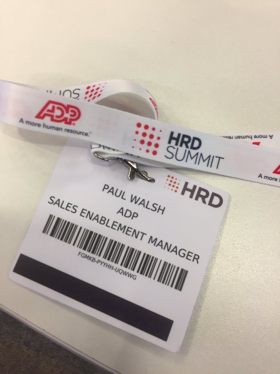 pjw_hrm's tweet photo. Loving the #hrdsummit17 with @BekkerJason @ @ADP_UK https://t.co/RFHRIEUSuz