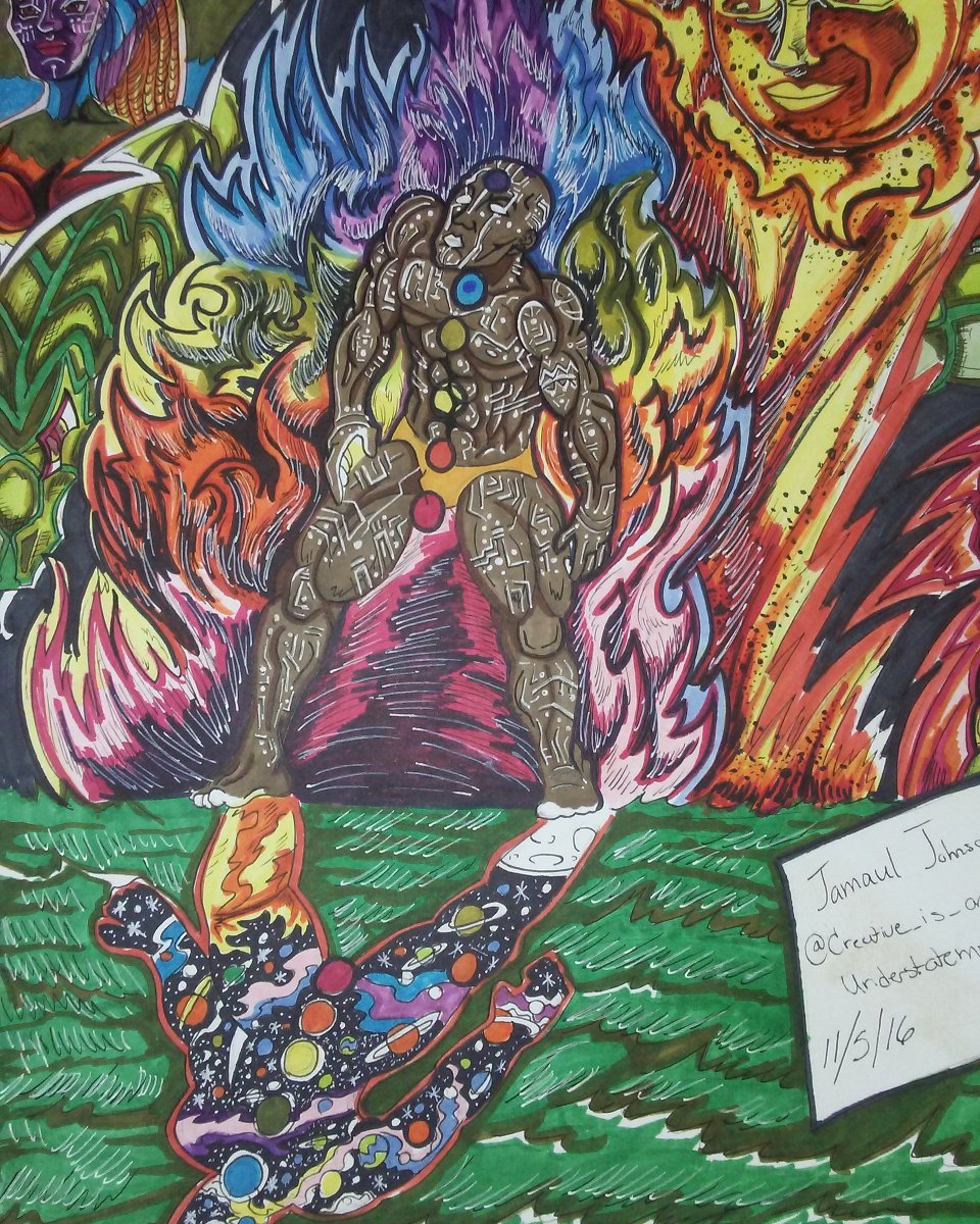 IamJamaul's tweet photo. #creative_is #blackart #youngblackartists #drawing #artoftheday #art #artist_share #chakra #melanin #virgo #artcentralmiami #afroart https://t.co/3wDBSS1umD