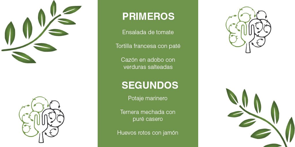 Sabemos que no te gustan las complicaciones, por eso te lo ponemos fácil con nuestro menú semanal ;) #gardenplaza