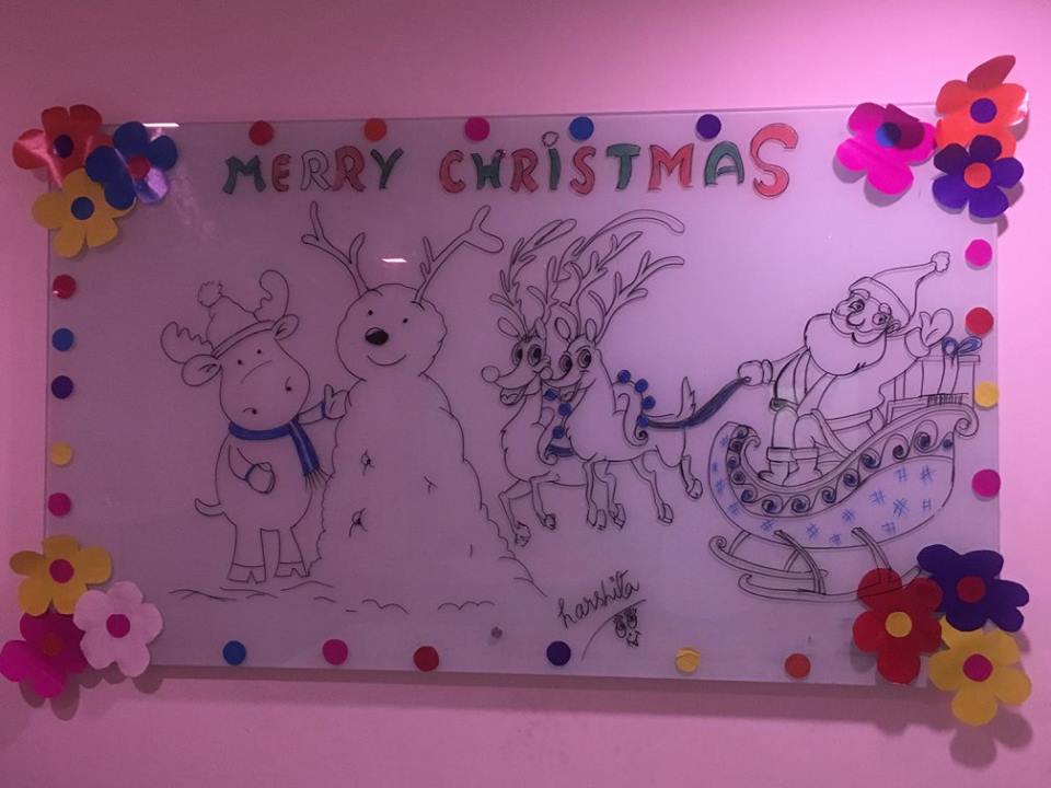 HashedIn's tweet image. Christmas celebrations at @HashedIn 
#NotJustWork #MoreOfCulture