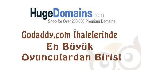 Huge Domains'in GoDaddy ihalelerinde ki etkinliği son makalemizde. Buyurun Makalemize. goo.gl/gZ3FD8 #Alanadı #Alanadları #Domains
