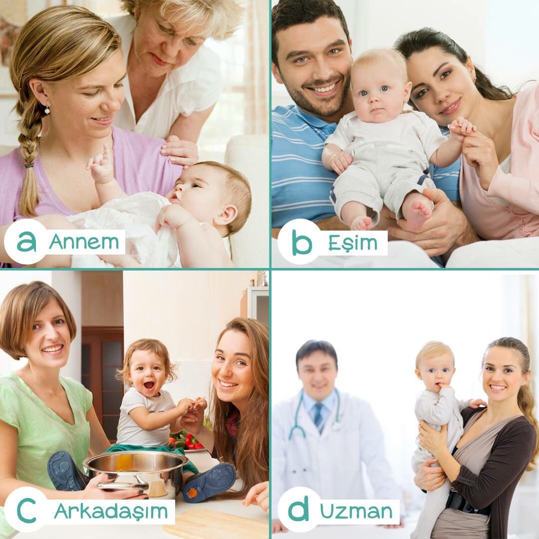 Her annenin bebeğini büyütürken yardıma ihtiyacı olur. Peki sizin ilk başvurduğunuz kişi hangisi?