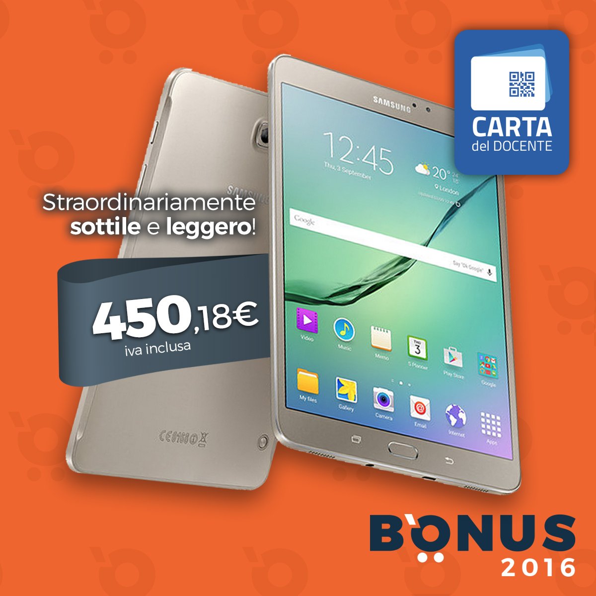 Bonus_2017's tweet image. Utilizza la #CartadelDocente e #acquista subito un #tablet #SamsungGALAXYTABS2  Clicca qui: bonus2016.it/home/1859-sams…
