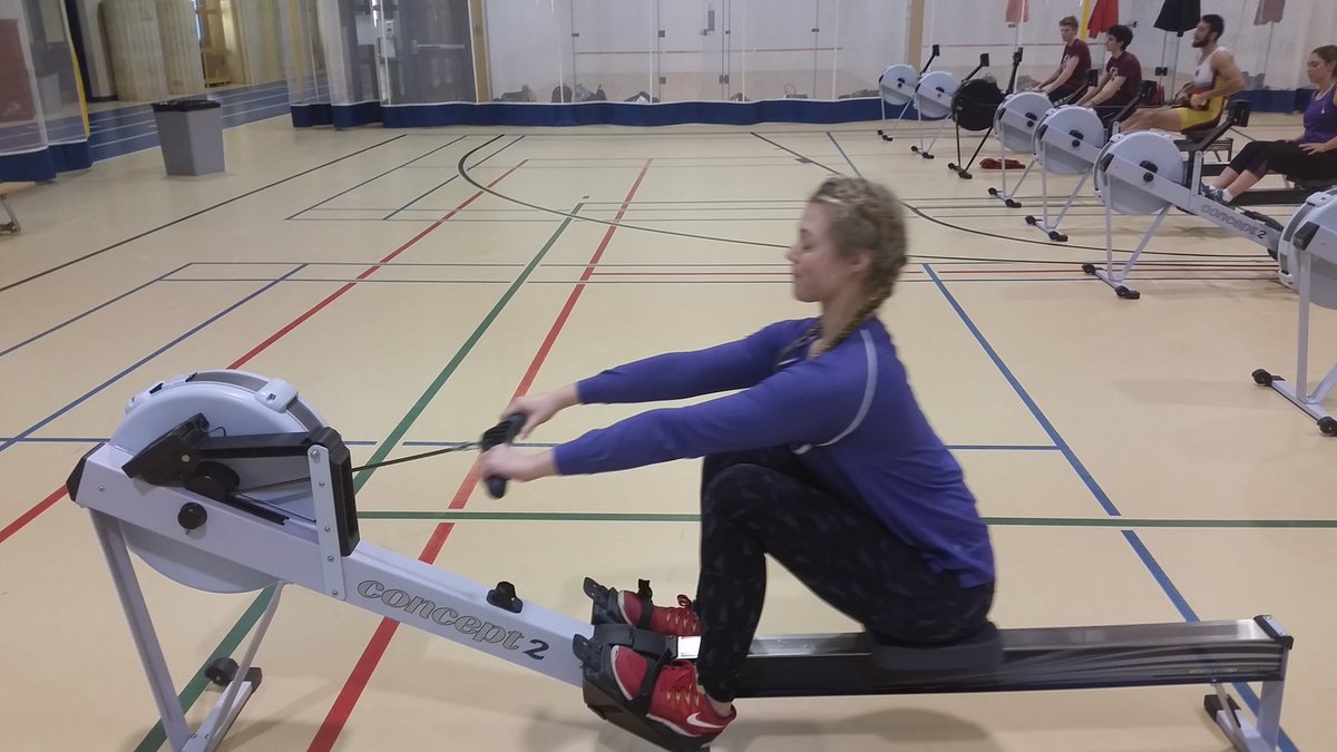 We've got another Halladay trying rowing this am. #nextgen