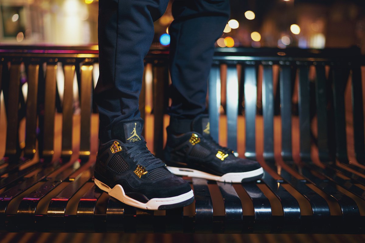 jordan 4 royalty on feet