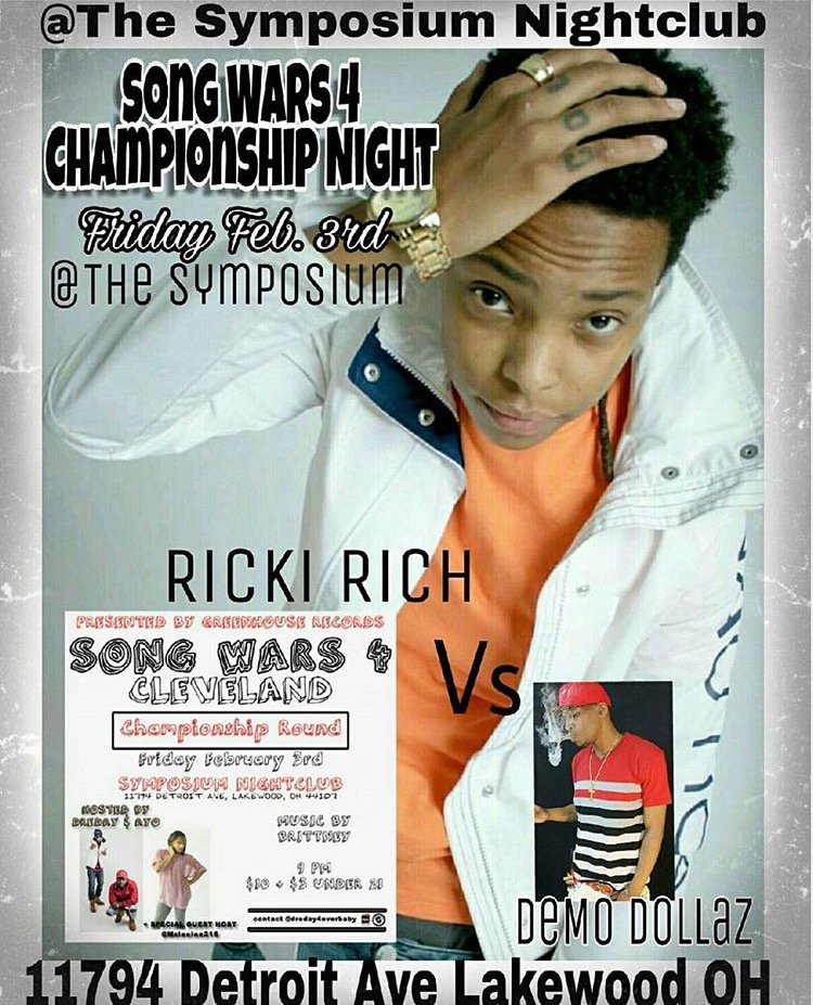 #SongWars4 .

Great opportunity to perform and win prizes! 

Contact <a href="/DREDAY4EVERBABY/">Dreday 4ever baby</a> for more info!

#YesterdaysNothing / @Yesterdays0