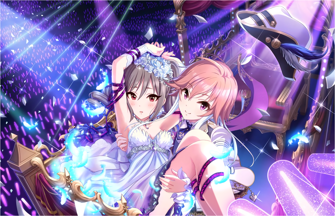 二宮飛鳥 神崎蘭子 カードフォリオ MR アイドルマスターシンデレラガールズ 二宮飛鳥 神崎蘭子 カード