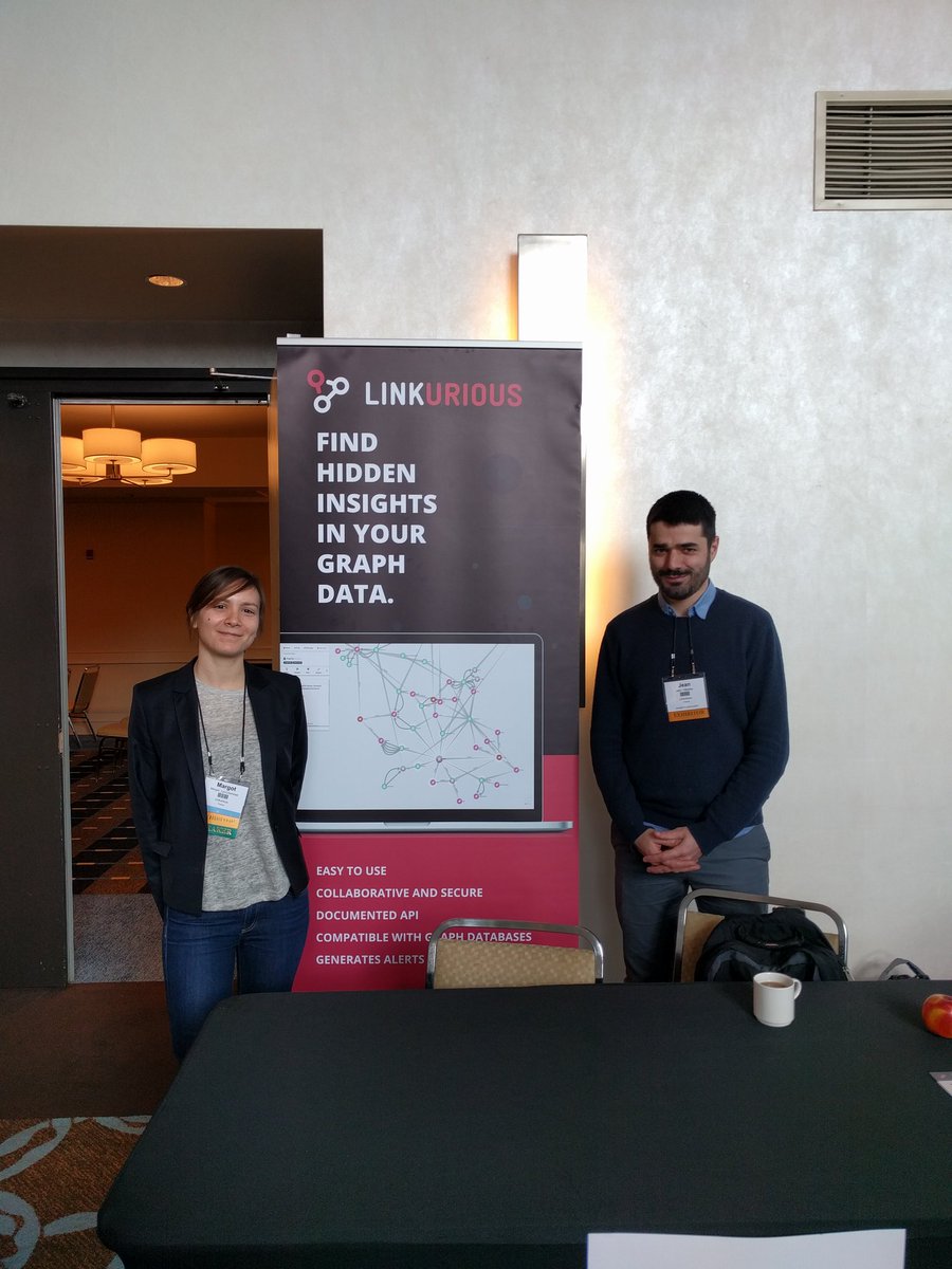 Linkurious's tweet image. Our team is at #graphorum : come and talk about graph visualization! CC @Dataversity