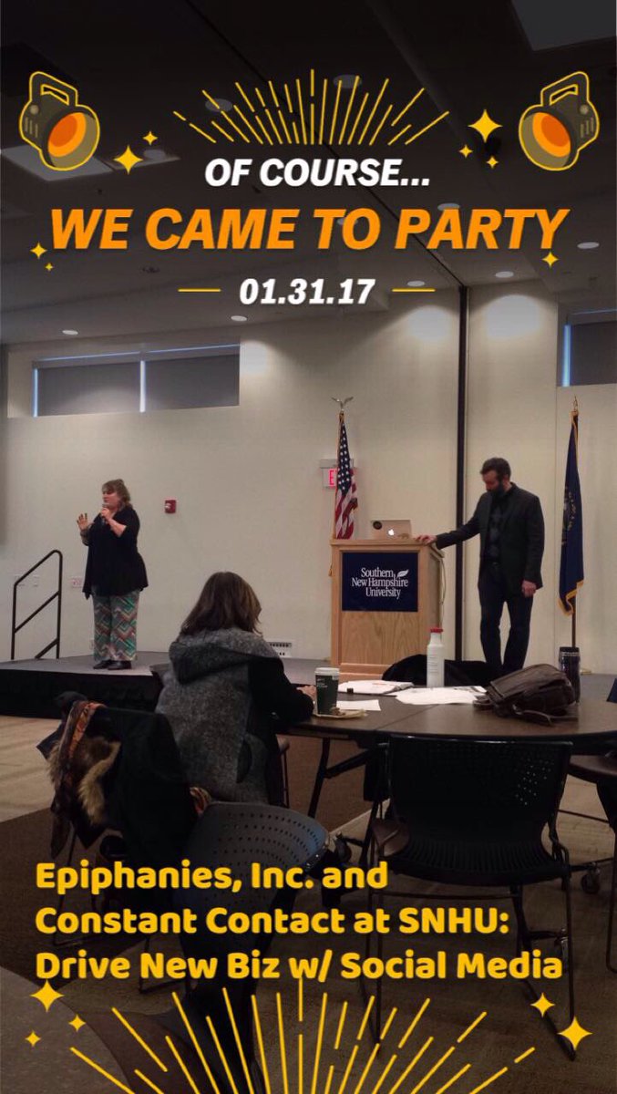 SNHUalumni's tweet photo. Great social media presentations today at #AhaCC Any #snhualumni in the house? https://t.co/0Z1Yfxty2c