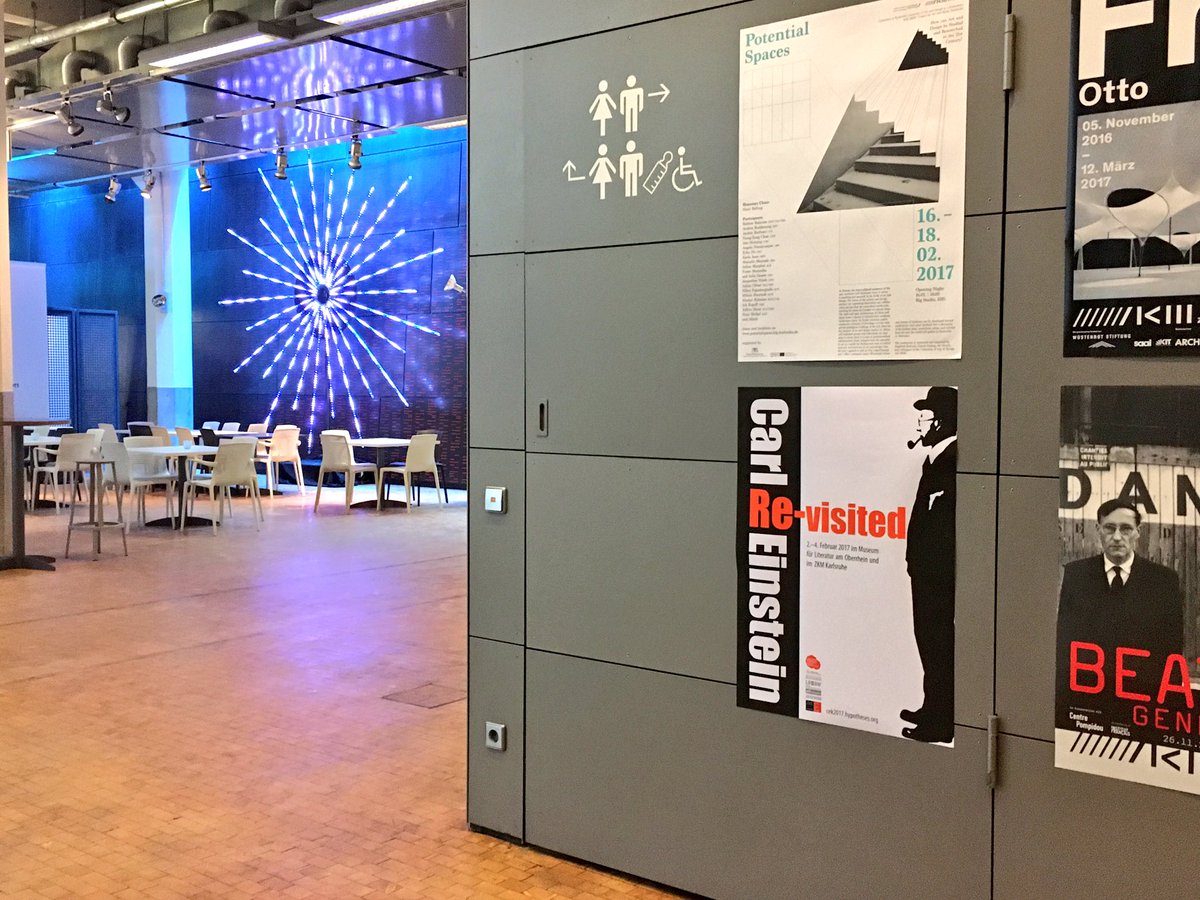 mizzi_schnyder's tweet photo. The eagle has landed: Carl Einstein Re-Visited im @zkmkarlsruhe @CEK2017 #cek2017 https://t.co/XikEqGuuvd