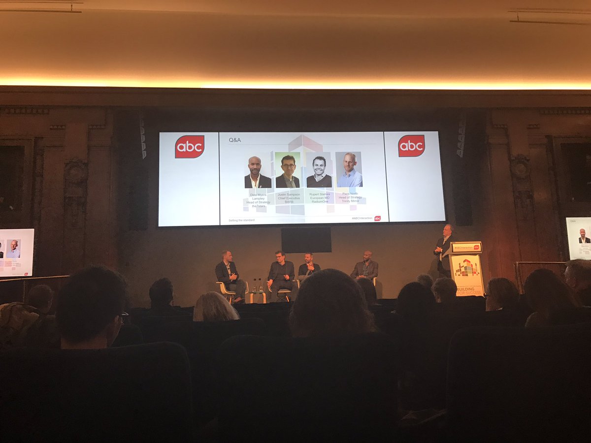 stevejricketts's tweet image. Nice venue, interesting views on panel to bring event to a close #ABCInteraction thank you to @ABC_UK