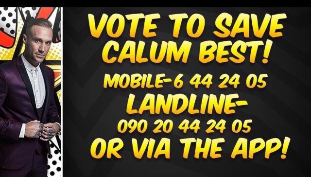 AllStarEnt's tweet photo. Remember to vote for @CalumBest #CalumToWinCBB #CalumBestToWinCBB https://t.co/YS5rVPcnq4