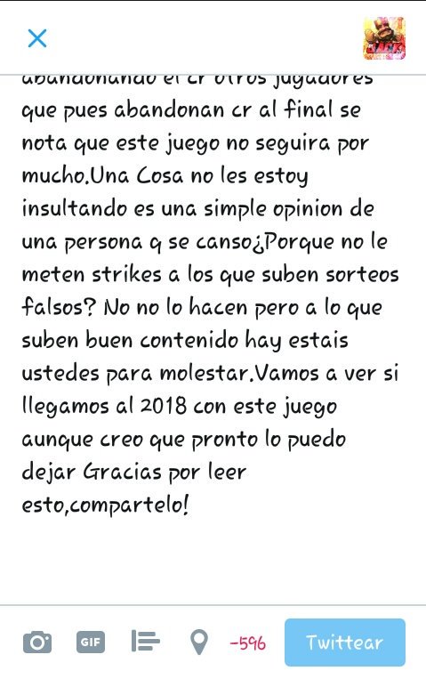 EsDeLocosOkey's tweet photo. @supercellgames @ClashRoyale @ByTitoRual @GaroGamesYT @Aniquilador_YT @TheDonatoYoutub @SoyGlou @DualCoc @SalvadoresJi Mi Sincera opinion https://t.co/fAA4Q0IVKu