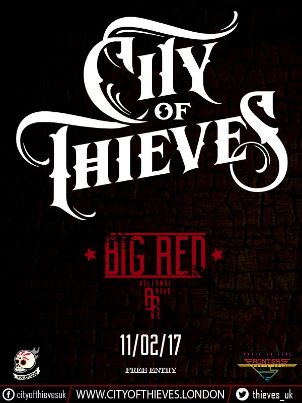Starting tomorrow it will be 11 days until we play the Big Red! Cant wait to see you all for some beers and rock 'n' roll :-) 11/02/17