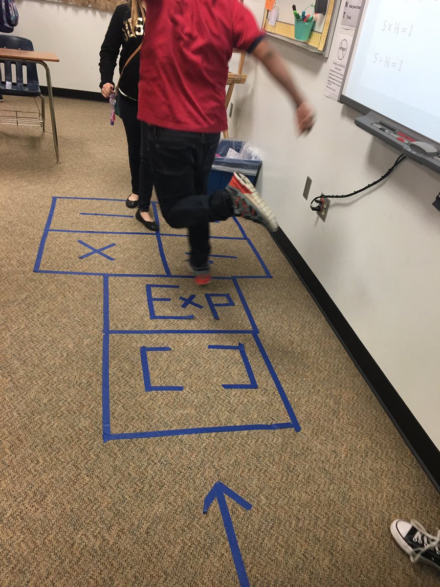 Kinesthetic order of operations! #bjhnolimits