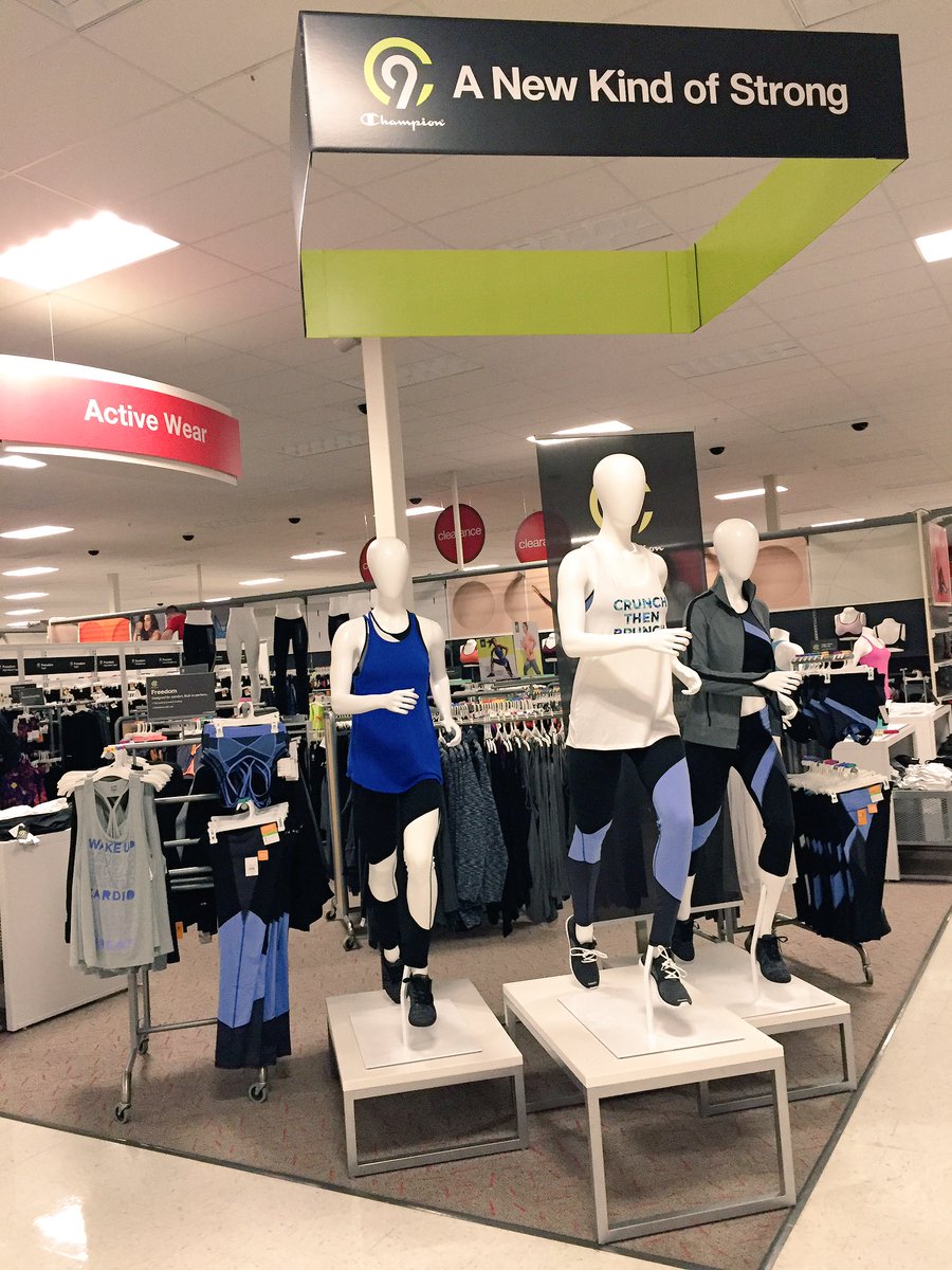 C9 innovation has such a striking strike point! I'm in love! #target #c9 #vml #merchandiser #visuals #activewear #healthy #wellness #fashion