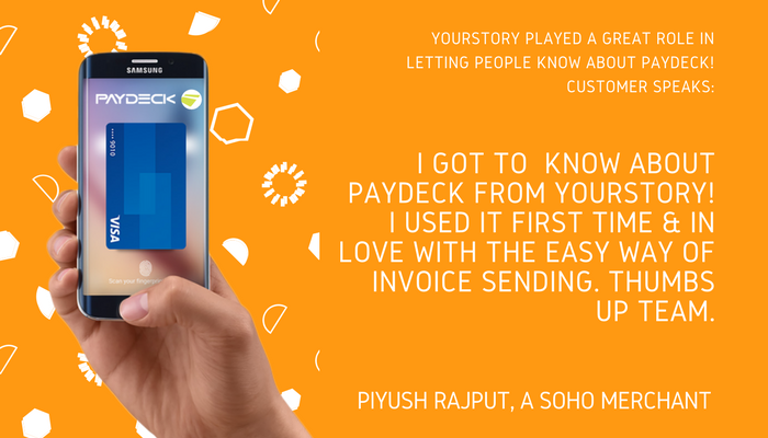 sausuman's tweet photo. The @YourStoryCo feature of #Paydeck gave us highest traffic till that time. #customerfeedback keeps coming on same line! Thanks @Ta_rush 🙏 https://t.co/SJ4qmEUZuL