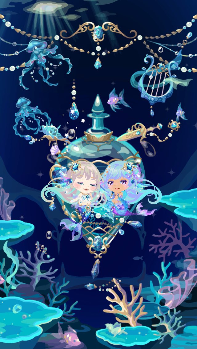 트위터의 おちぼ ポケコロ イラスト 趣味垢 님 蒼海にいってきた ガチャ回してる時は微妙だと思ってたけどコロニー インテリアは綺麗だ 私はガチャ券1枚足りず 壁は朝だな