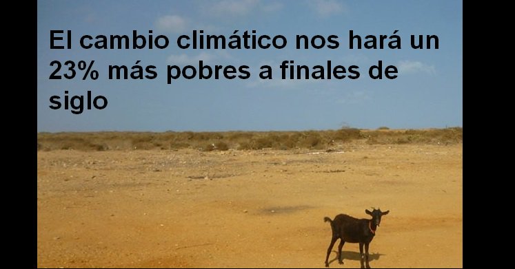 El calentamiento reducirá las horas de trabajo, la productividad y hará más pobres a los países del sur bit.ly/2jyZ8Ai