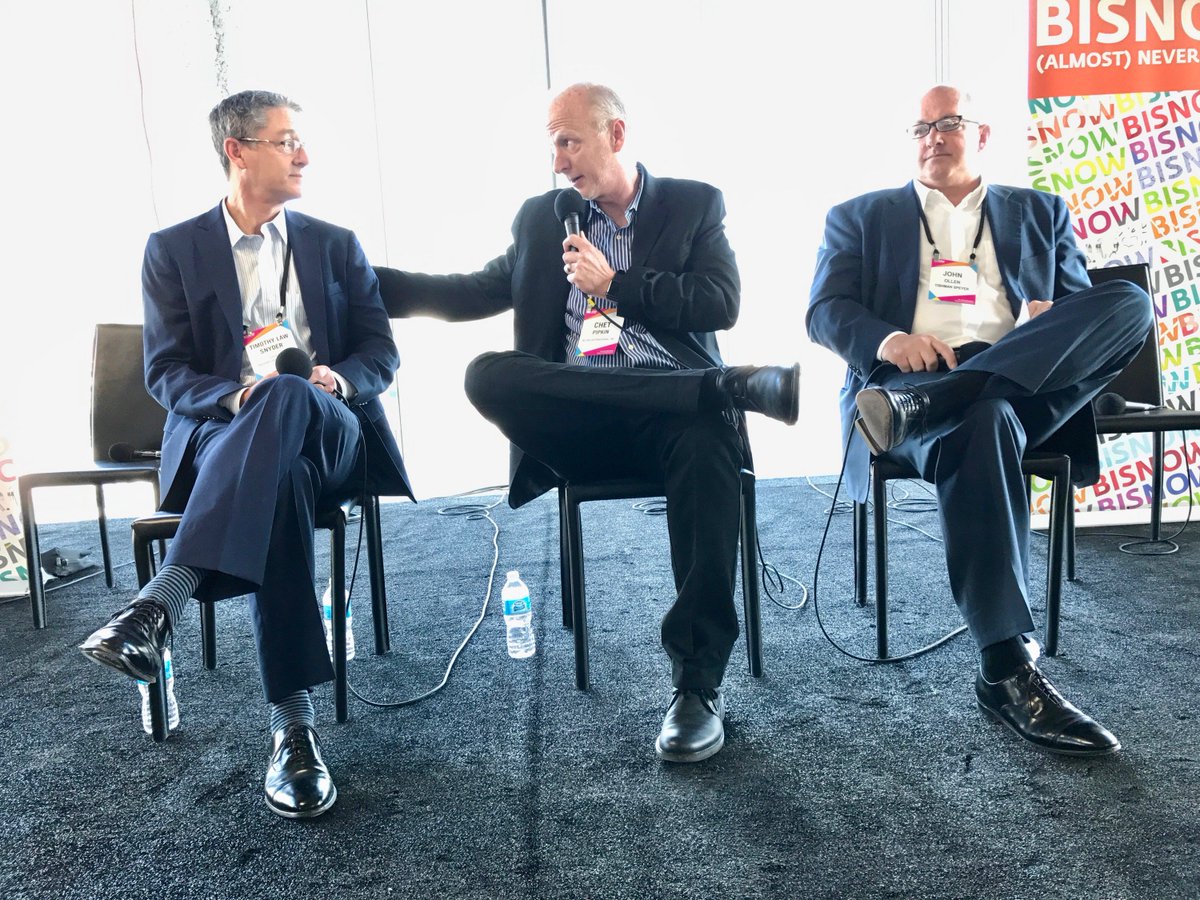 LoyolaMarymount's tweet photo. This morning @LMUSnyder joined John Ollen of @TishmanSpeyerRE &amp; @belkin's @chetpipkin to kick off @Bisnow's Evolution of #SiliconBeach. https://t.co/Z1PBsGfAYC