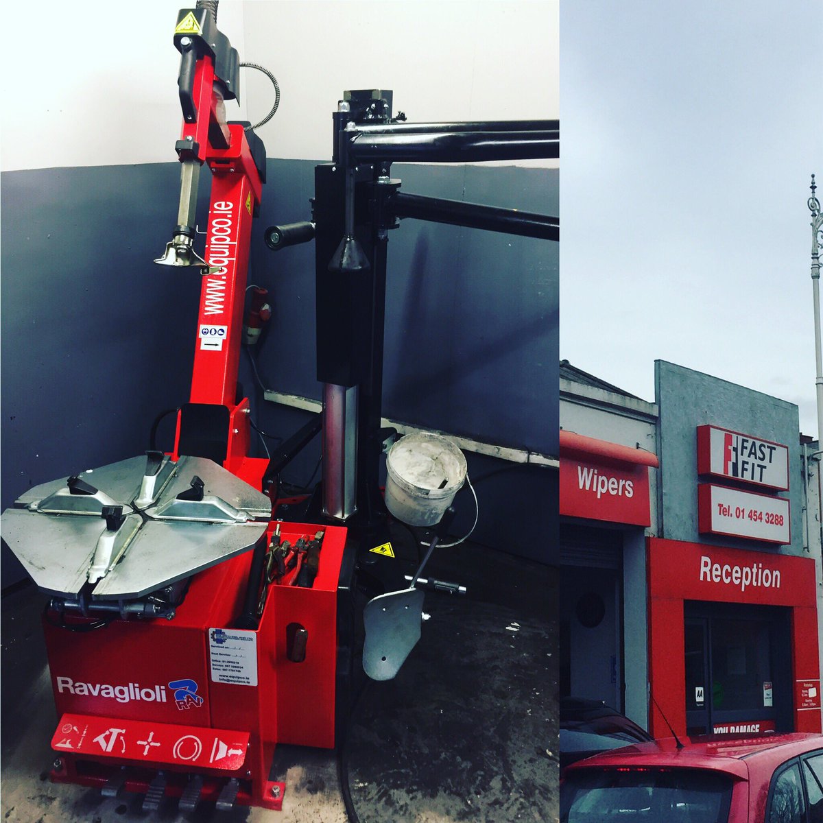 Equipcoireland's tweet image. New delivery for Fast Fit / First Stop today, great piece of kit. #firststop #ravaglioli