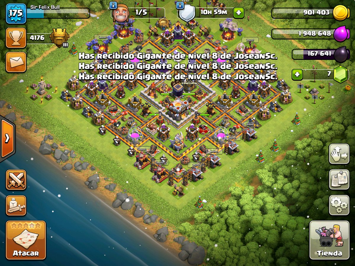 Felixjonadab's tweet photo. Como jugador vicioso de ese juego puedo estar FELIZ, mis 2 youtubers Favoritos me han donado tropas @Alvaro845 y @JoseanSch, 😎😱Keep Clashing https://t.co/ghOseUMgp1