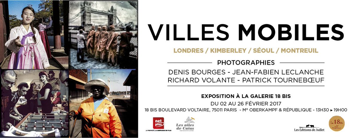 le18bis's tweet photo. Villes Mobiles : les Éditions de Juillet exposent leurs photographes #photographie #mobile #exposition #art  https://t.co/OK4VVQrzaI https://t.co/ptOU27OZZ6