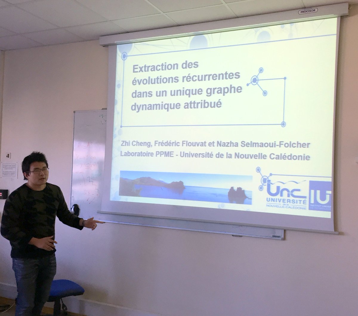 LirisDM2L's tweet image. Last week, we welcomed Zhi Cheng PhD Student from the other side of the world presenting his  work on #PatternMining in dynamic #graphs!