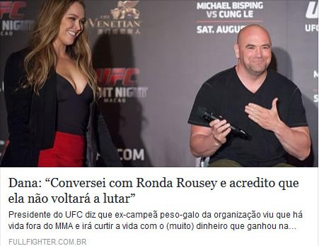 fullfightergear's tweet photo. Segundo Dana, Ronda pode se aposentar > https://t.co/tziNwE8Fij https://t.co/ncmXqeVmQA