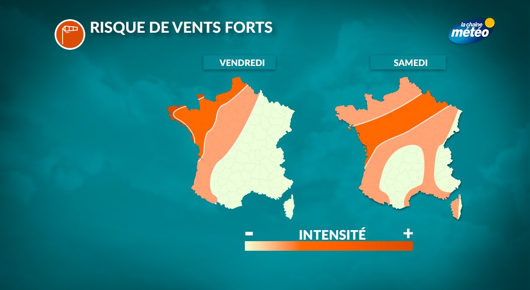 lachainemeteo's tweet photo. ⚠️ Vers plusieurs coups de #vent ou #tempêtes à partir de vendredi : à quoi faut-il s'attendre ? Notre analyse : https://t.co/hkHlP22MZs ⚠ https://t.co/P1D1ukxYap