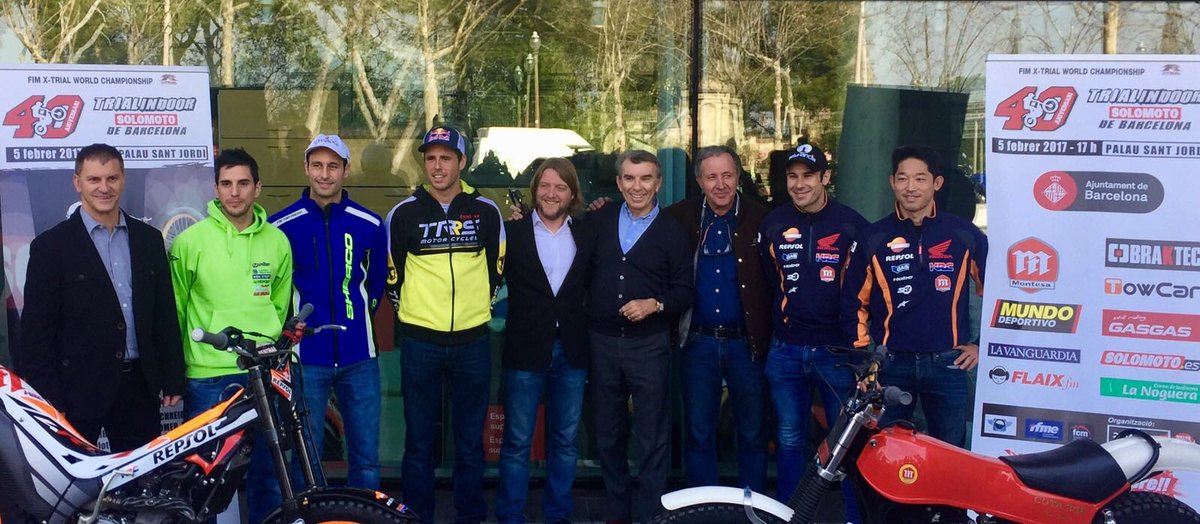 Presentación de la 40 edición del Trial Indoor Barcelona. 
🏁Comienza la cuenta atrás 🏁

📸 Xavi Giménez