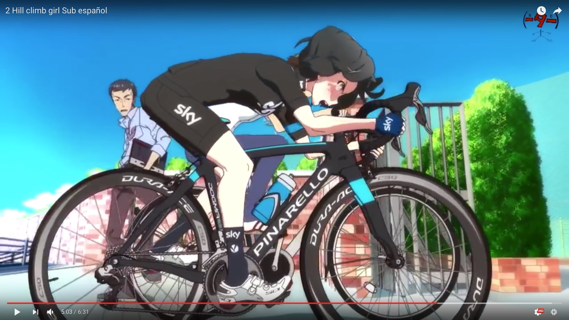 神楽坂つむり 最近でこそ自転車アニメが増えて作画が云々言われてるけれど 14年の日本アニメーター見本市で公開された谷 東監督の Hill Climb Girl のことはもっと知られてもいいと思う 描き込み具合が素晴らしい ちなみに監督はかなりの自転車好き