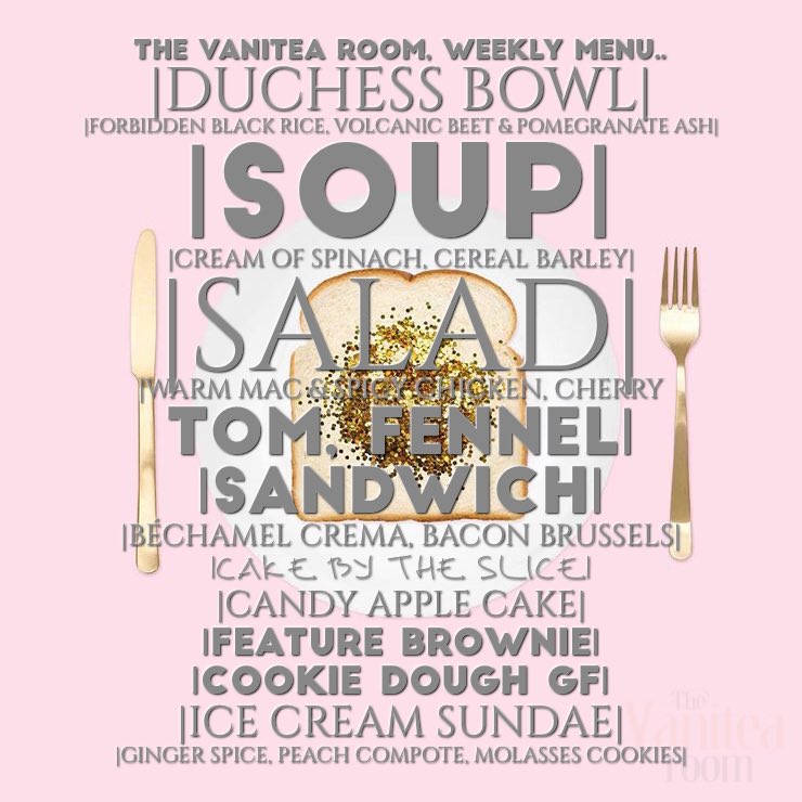 Weekly lunch menu 11-4:30 is up! Coming at ya tomorrow! Open from 11-8