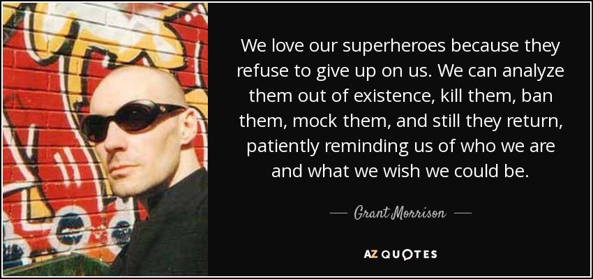 Happy birthday to Grant Morrison!   