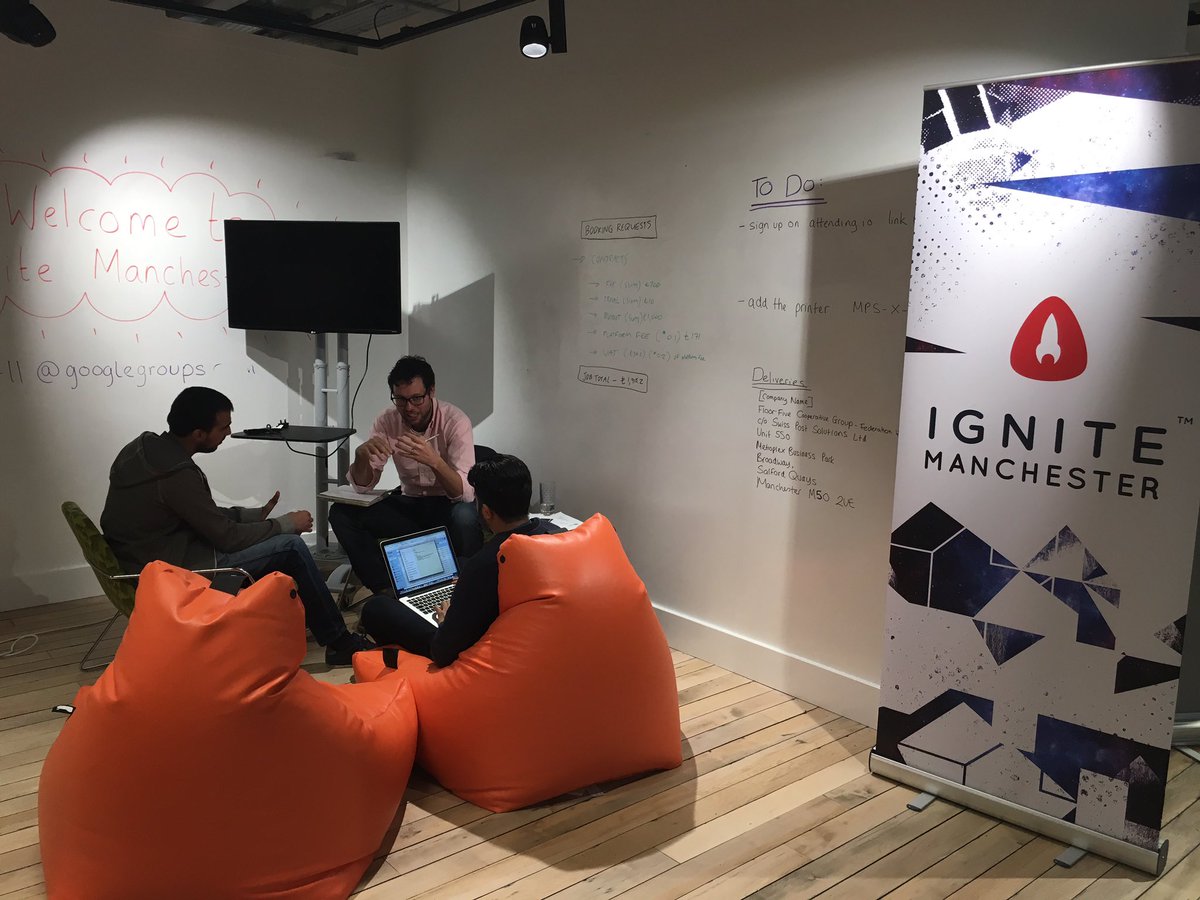 igniteaccel's tweet photo. Another busy day in Ignite HQ - thanks to all our mentors! #IgniteManchester https://t.co/a0buczlvqz
