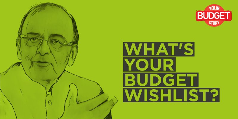 YourStoryCo's tweet photo. Entrepreneurs! What changes would you love to see in tomorrow's #UnionBudget2017? Tell us your wishlist! 😀#MyBudgetWishlist https://t.co/1Qh32XYmgm