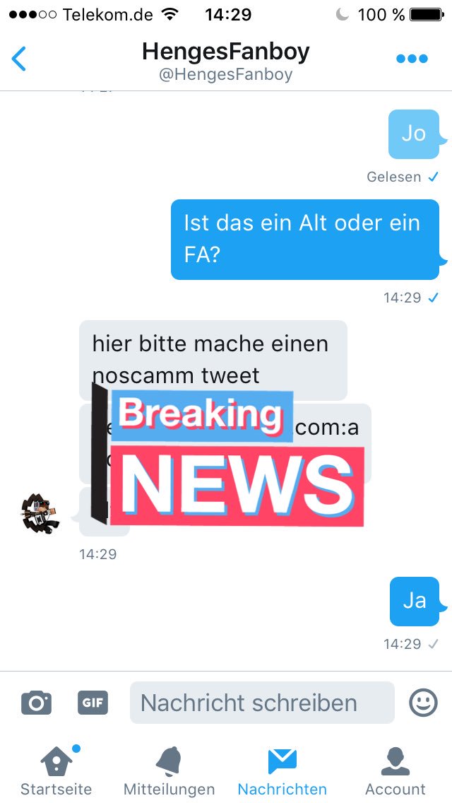 TeamOukyDE's tweet image. Danke für den Alt @HengesFanboy.
Näturlich scannt der dresche dude nicht xD