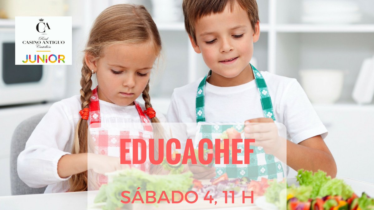 CasinoAntiguo's tweet image. Cocinar con niños fomenta su creatividad y proporciona hábitos de vida saludables @CrisEducachef 4 de febrero realcasinoantiguo.es/evento/educach…