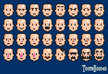 toothbound's tweet image. Facial expressions for ToothBound NPCs.
#ToothBound #DevLog #PixelArt #aseprite #indie #RPG #JRPG #design