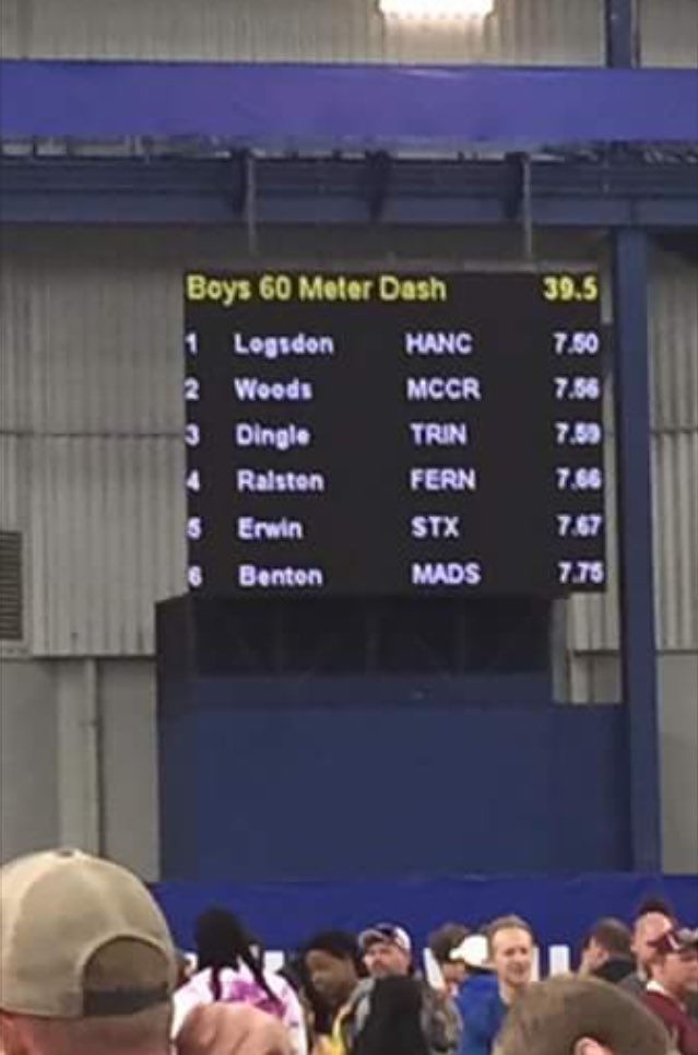 HC_Track's tweet image. Congrats to @KaneLogsdon for breaking 2 school records in the 60m &amp;amp; 200m this weekend at UK!