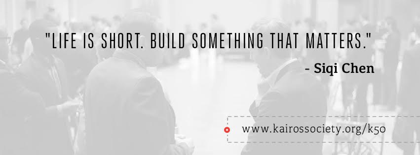 A nice quote that describes what we are looking for in potential K50 #ventures ! Apply before 3rd of February! #impact #changemakers #K50