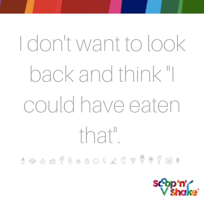 scoopnshake's tweet photo. Live life with no regrets. Eat #dessert. https://t.co/CPGDajskfr