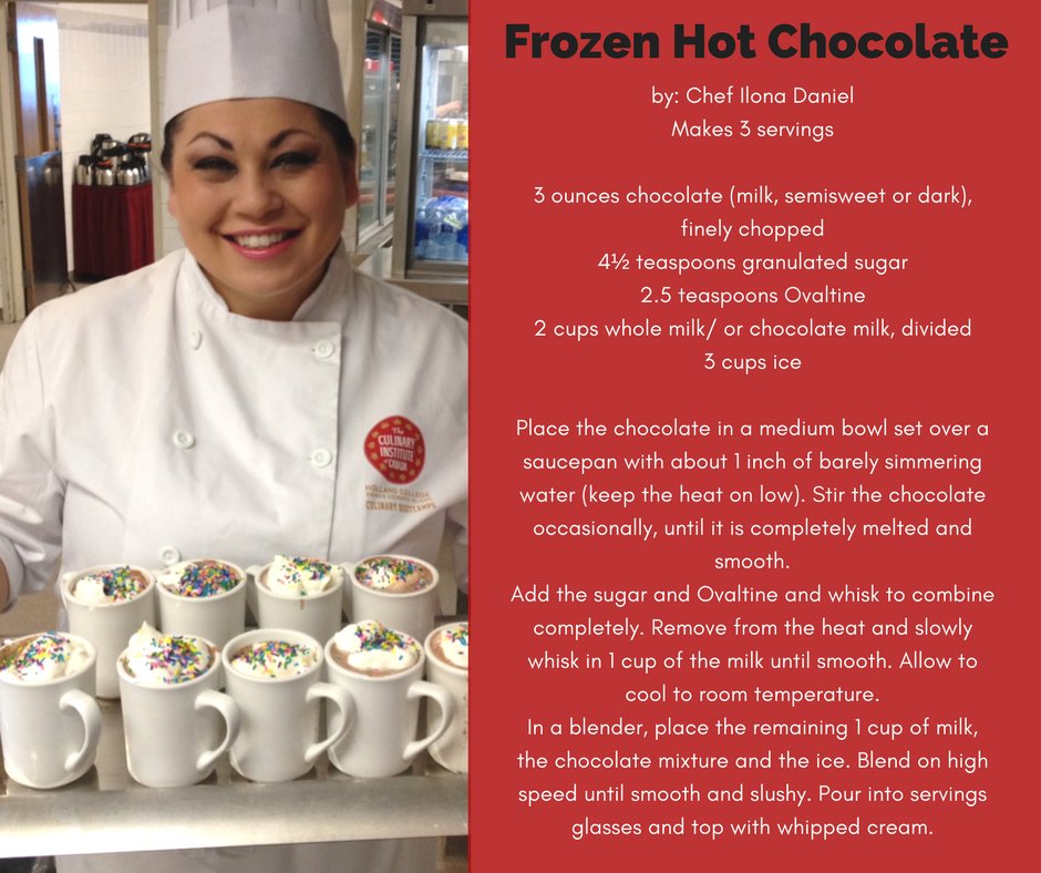 culinarycamps's tweet image. Got some extra ice this time of year in #Canada so #NationalHotChocolateDay  has changed to #NationalFrozenHotChocolateDay ! #recipe #enjoy