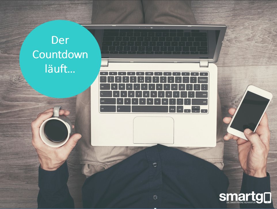 smartgo_ch's tweet photo. Der Countdown läuft! #smartgo - DIE SMARTPHONE REPARATUR - geht bald an den Start. #mobilerepair #smartphonerepair #smartgorepair https://t.co/Amn9jLG14B