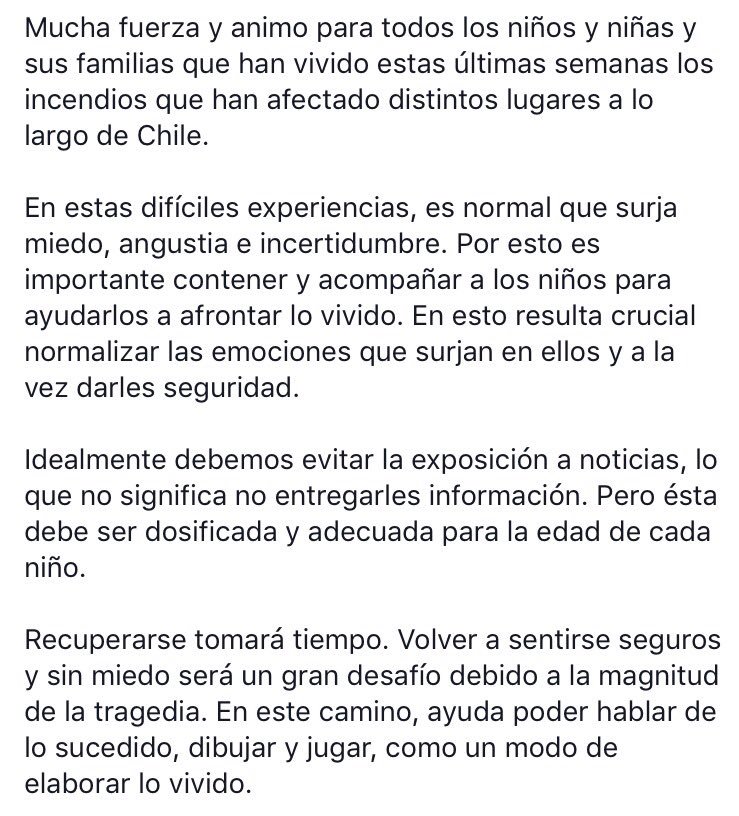 terapiadejuego's tweet image. ¿Qué debemos tener en cuenta con nuestros niños frente a los incendios que han afectado a nuestro país?