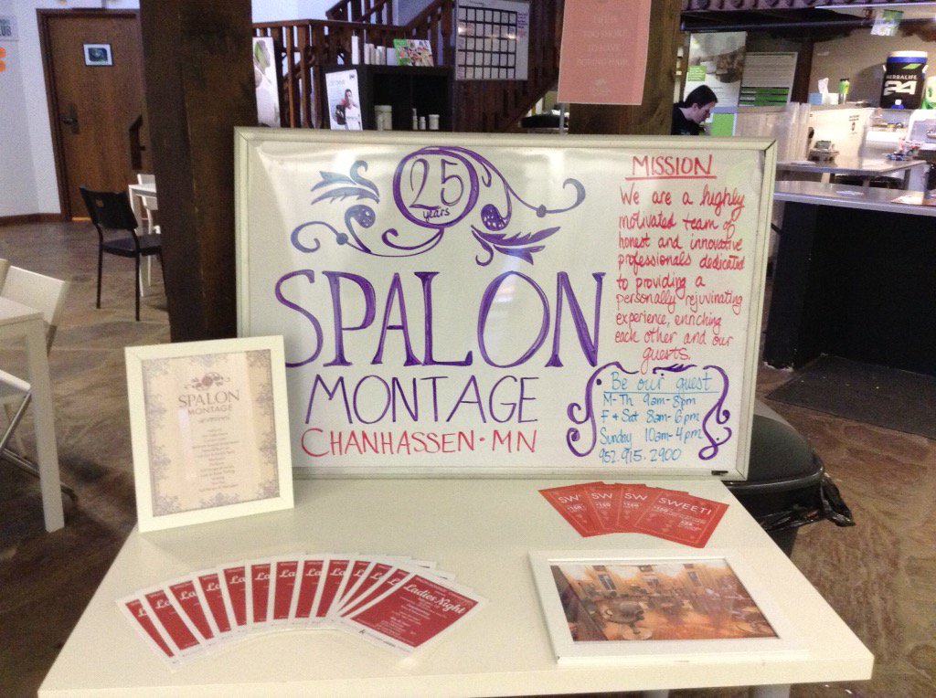 TheEdgeChan's tweet image. Our business of the week is @SpalonMontage in Chanhassen!  All employees and clients get a special treat this week 💚