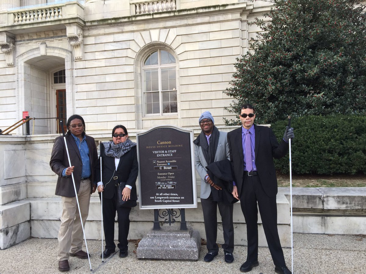 ZubyOnwuta's tweet photo. @nfb_voice members at US Congress to discuss 
#MarrakeshTreaty
#dontdenyaimhigh
 #NLSBRL
#ATAA
#NFBWS17
@zubyonwuta @thinkandzoom https://t.co/ddMJzgoGDN