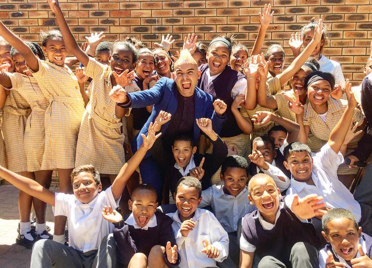 PrimeTalent's tweet photo. @carlwastie was the official MC at the grand opening of Zerilda Park Primary School library which had a total of 4 000 books donated! @KFMza https://t.co/1E03MLVnV8