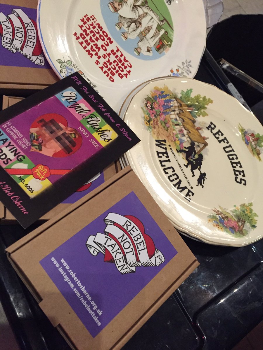 thebenoakley's tweet photo. #royalflushes with @carriereichardt &amp; #bobosborne #preview @thebenoakley fri3rdfeb Frm 6.30pm #londonislovinit #ltd #freebie onthedoor #se10 https://t.co/oFZIs4jDy9